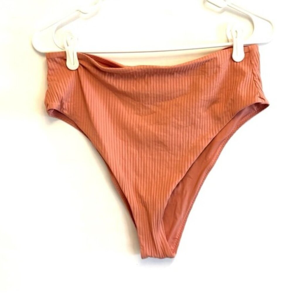Vitamin A Women’s Orange High Rise Bikini Bottom Size 14